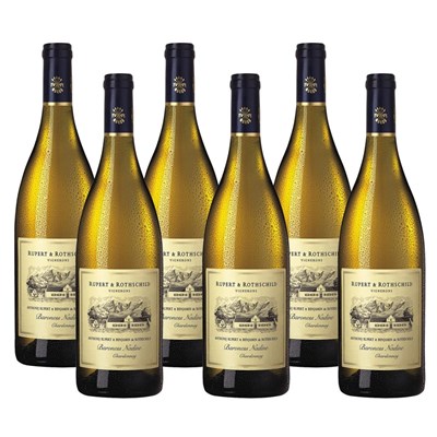 Case of 6 Rupert & Rothschild Baroness Nadine Chardonnay 75cl White Wine